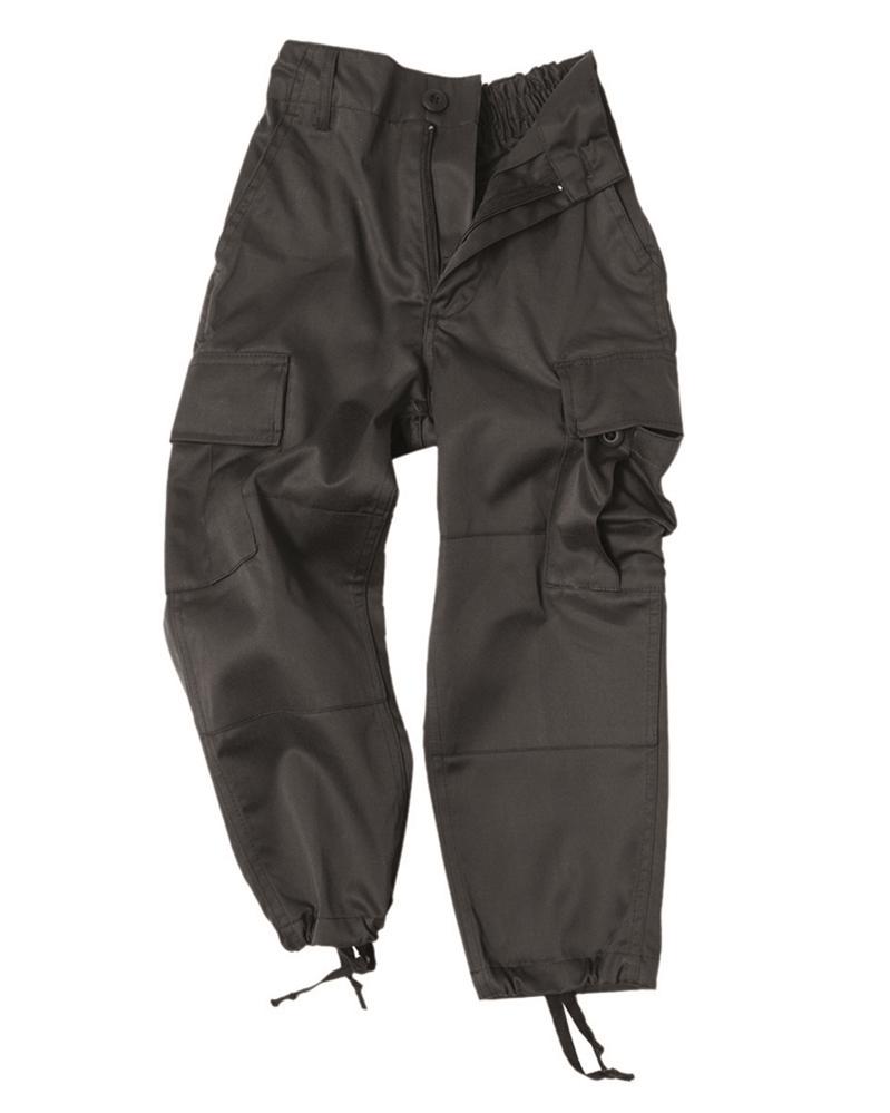 US BDU HOSE KIDS SCHWARZ NORTHVIVOR